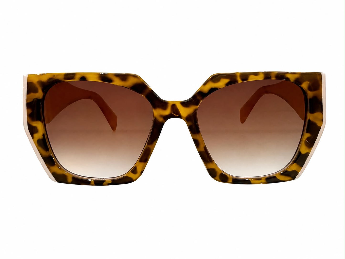 Lentes Dama oversize cat eye animal print