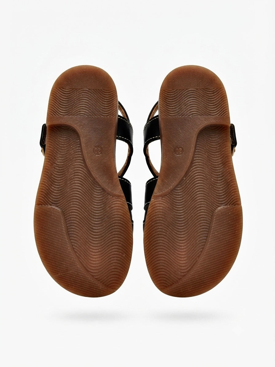 Huaraches niño OFERTA estilo clásico en color negro