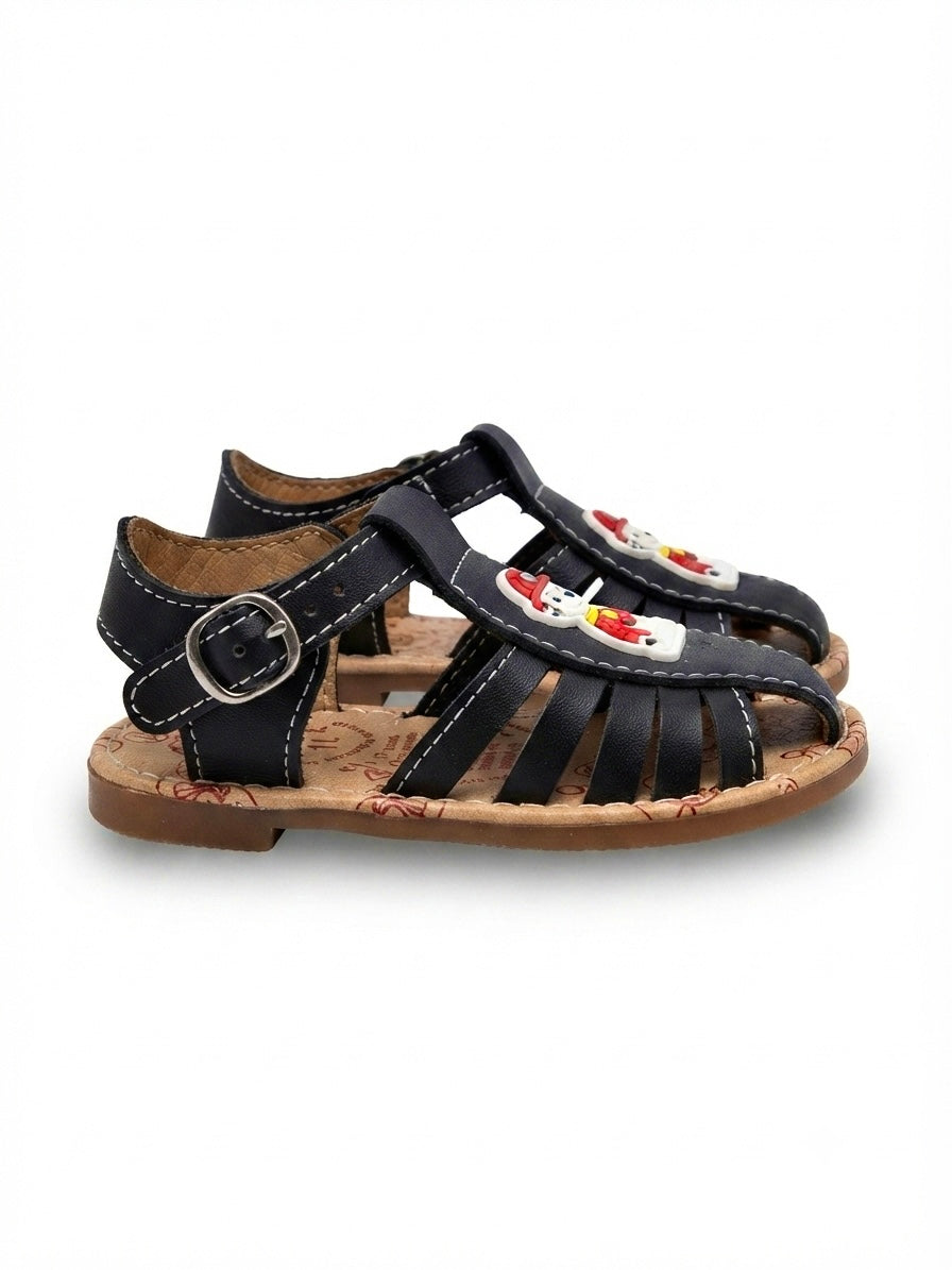 Huaraches niño OFERTA con diseño de perrito rescatista