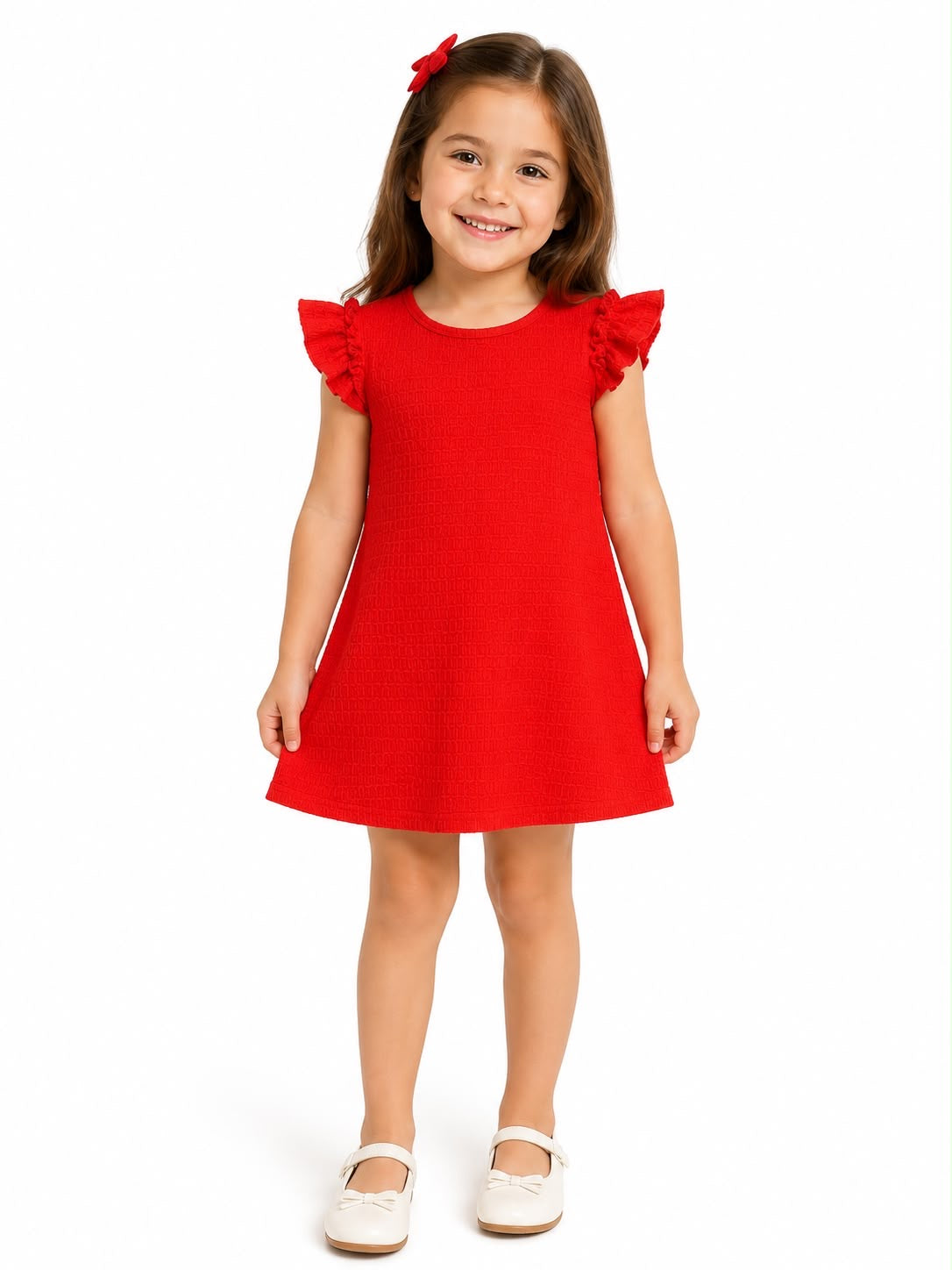 Vestido niña naranja manda de Olanes