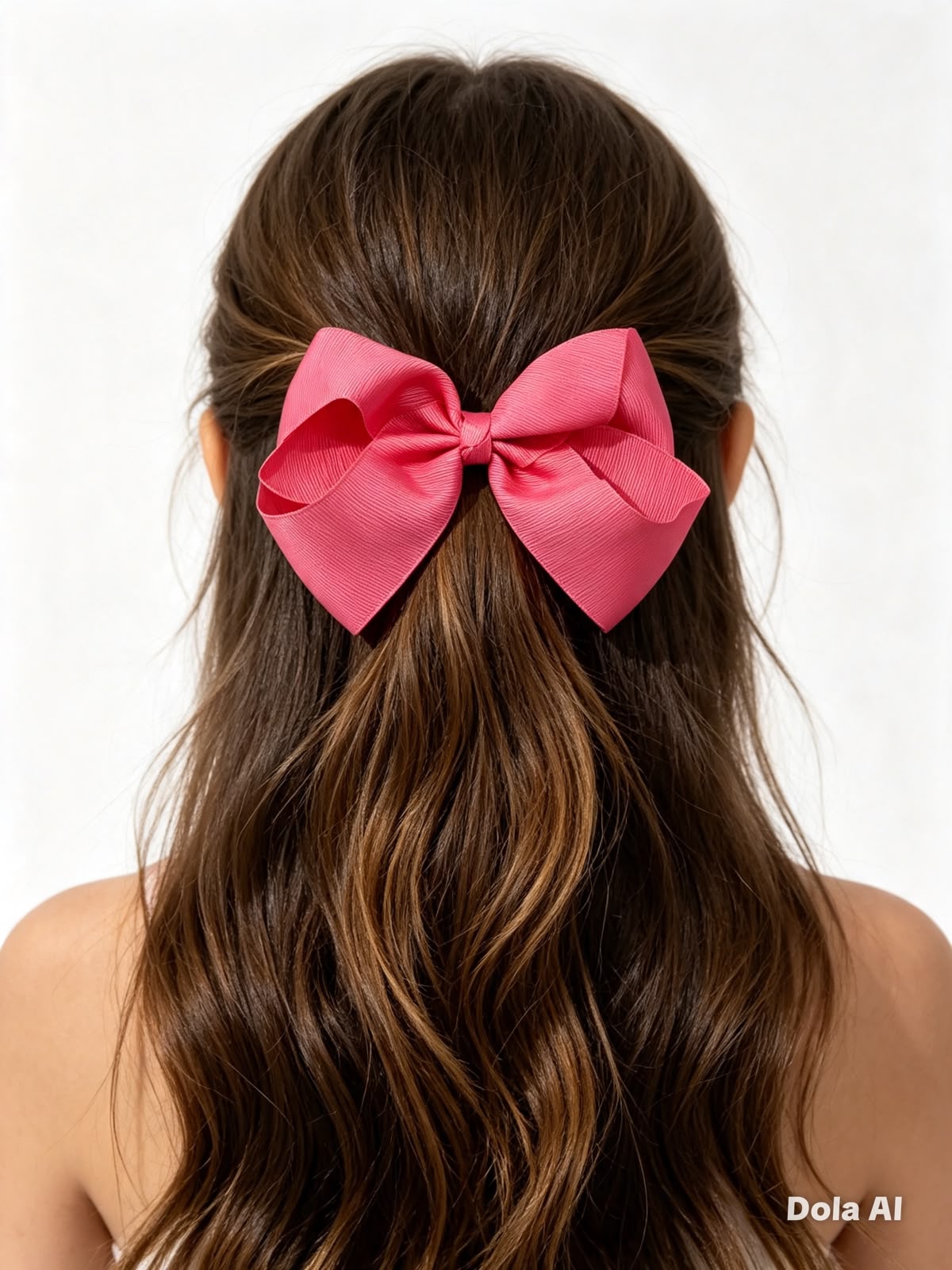 Moño niña rosa fucsia 🎀🩷