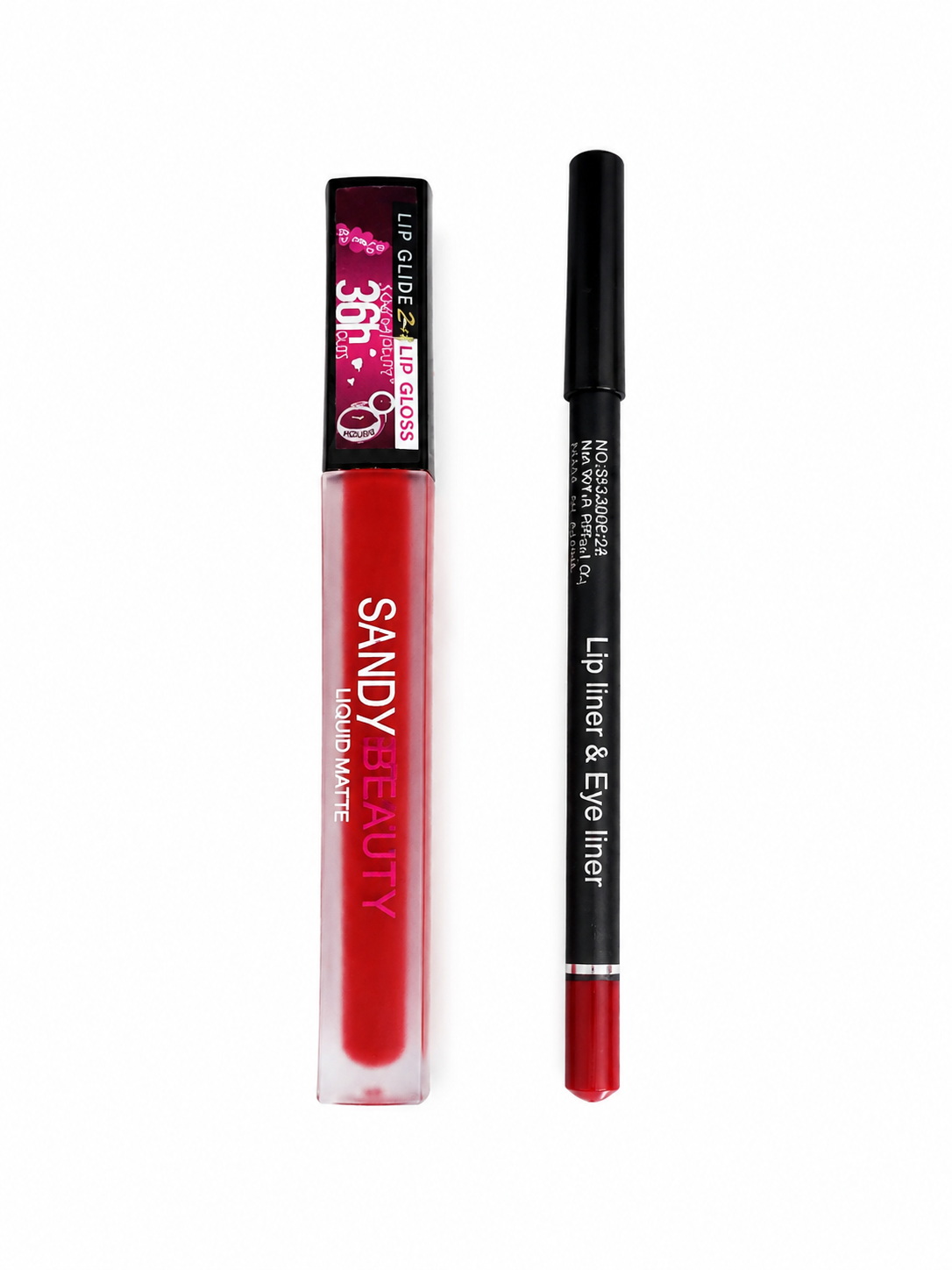 Dúo Labial Líquido + Lápiz Delineador