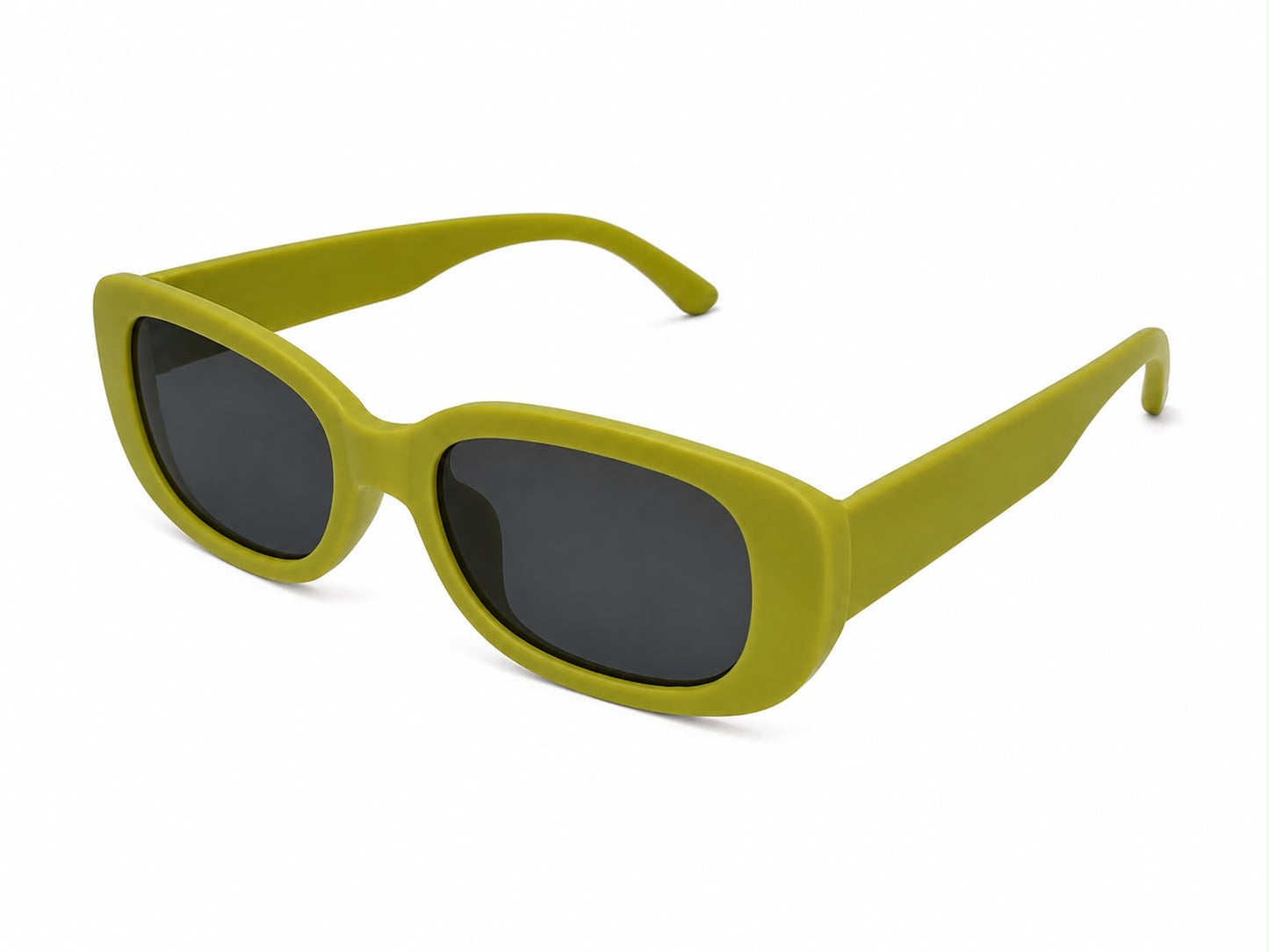 Lentes Dama rectangulares verde olivo