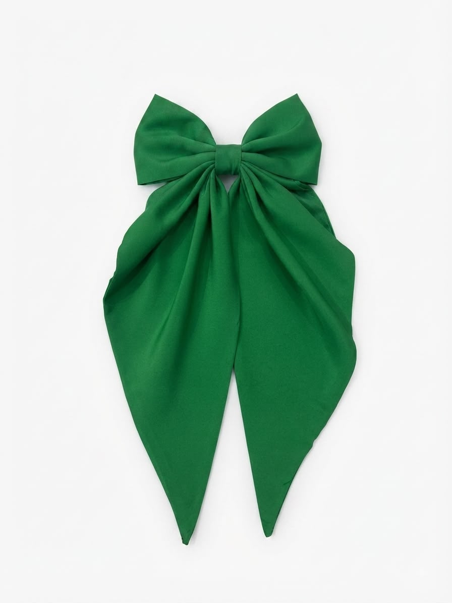 🎀 Moño niña verde