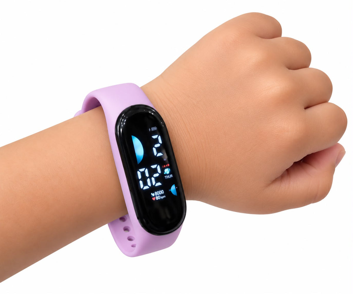 Reloj infantil digital con pantalla LED