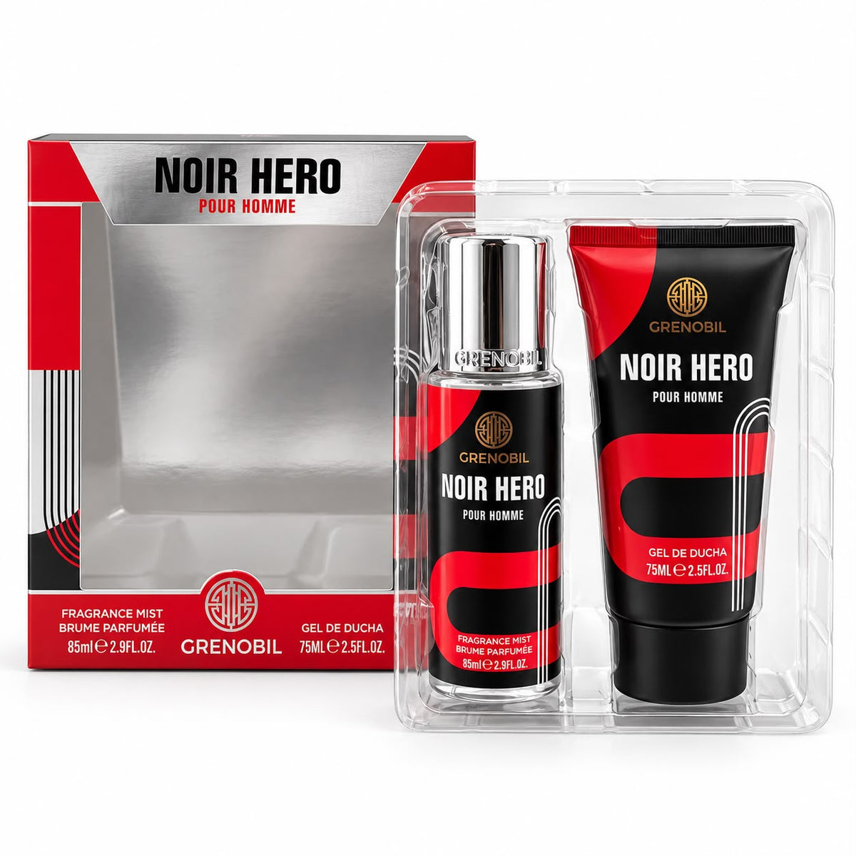 Perfume Caballero Set Héroe Nocturno – 2 Piezas