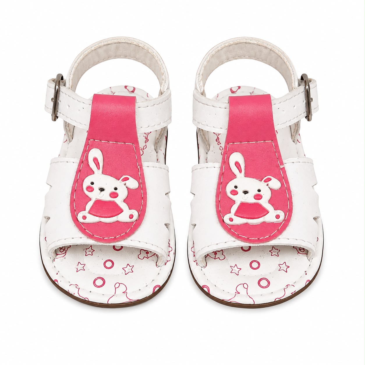 Huaraches niña OFERTA con conejita rosa