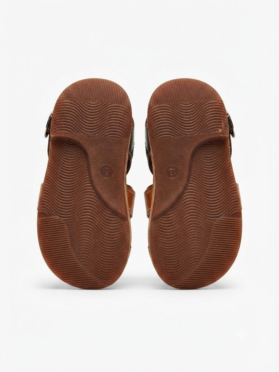 Huaraches niño OFERTA estilo clásico en tonos café