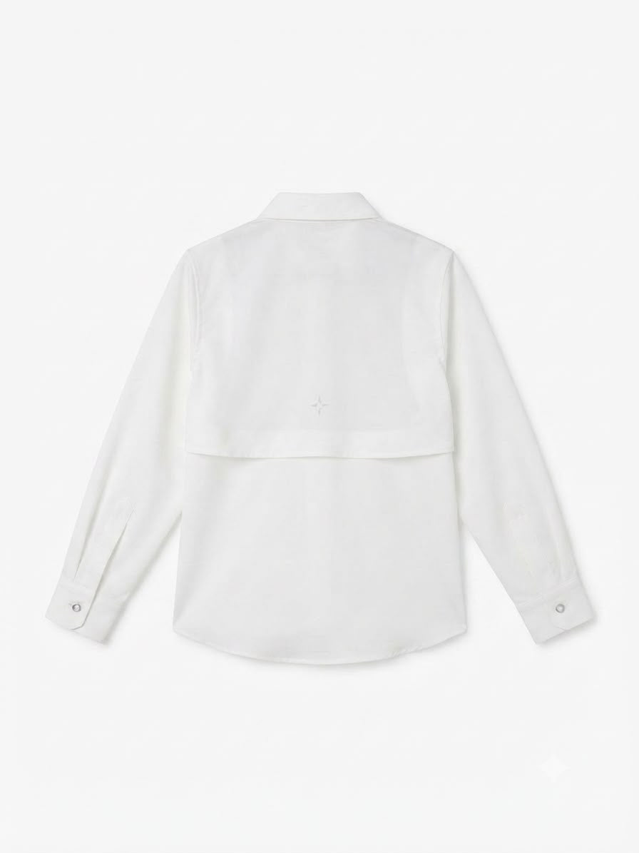 Camisa niño manga larga clásica