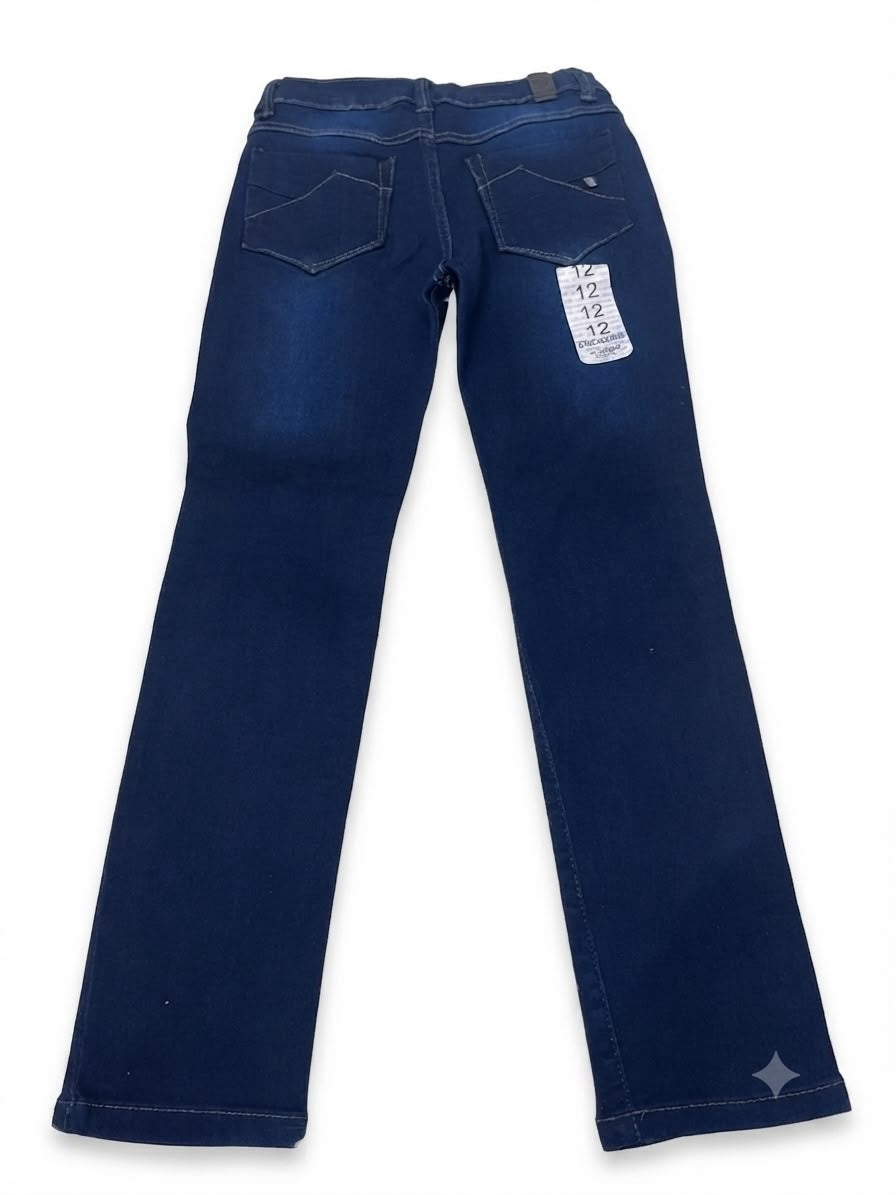 Pantalón Niño de Mezclilla Azul Oscuro