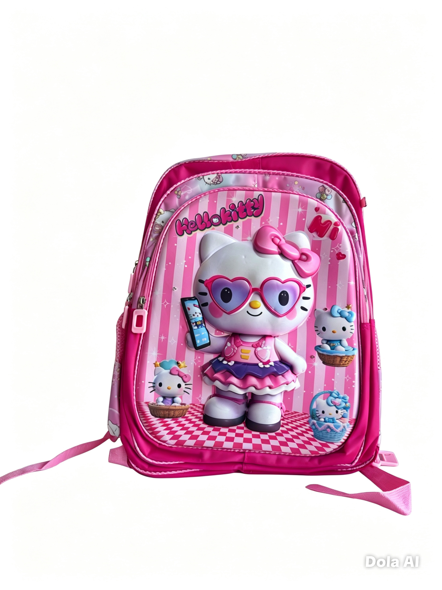 Mochila escolar diseño hello kitty