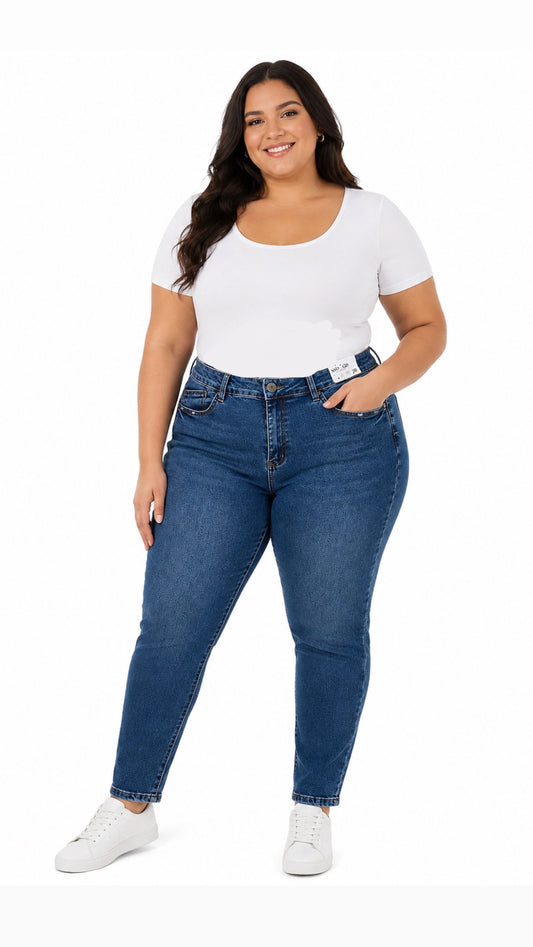 Pantalón dama de mezclilla corte skinny