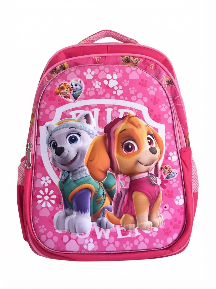 Mochila escolar Rosa paw patrol
