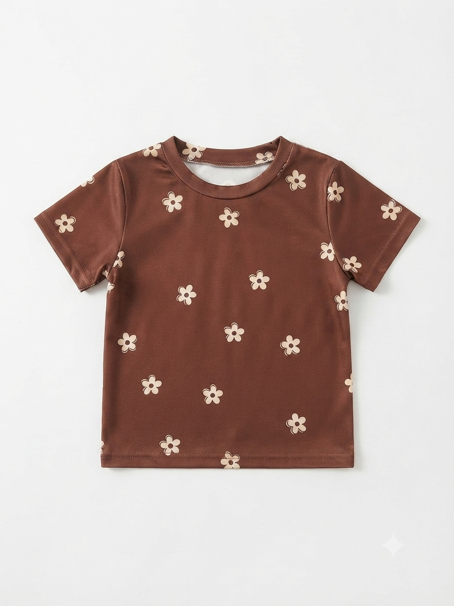 Blusa niña estampado de flores