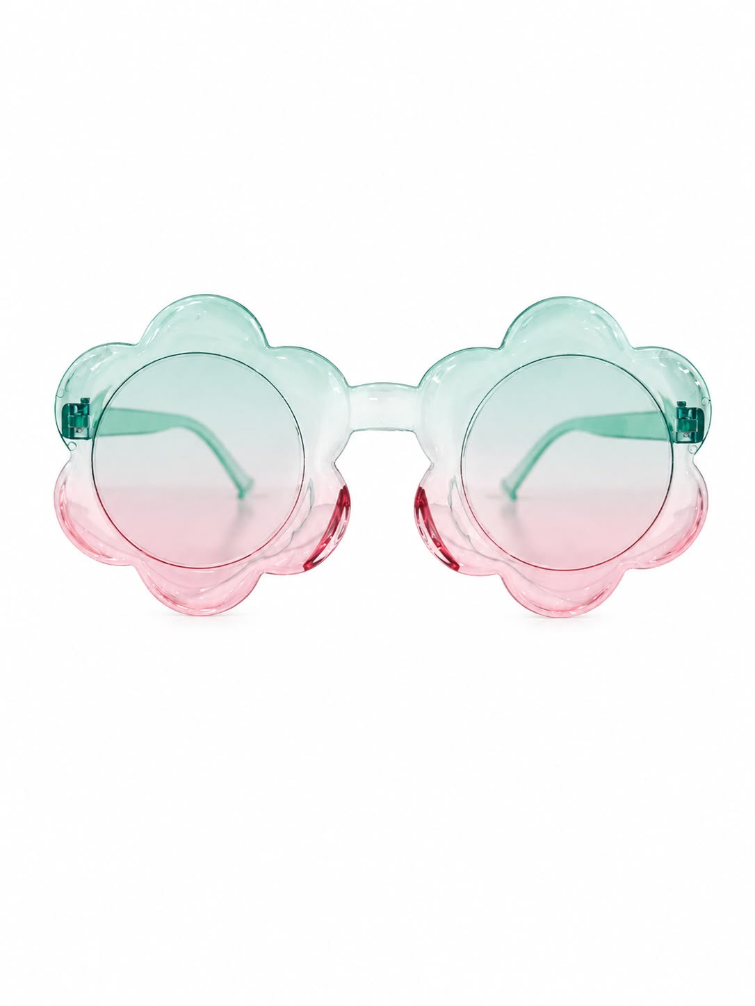 Lentes niña con diseño de flor degradado