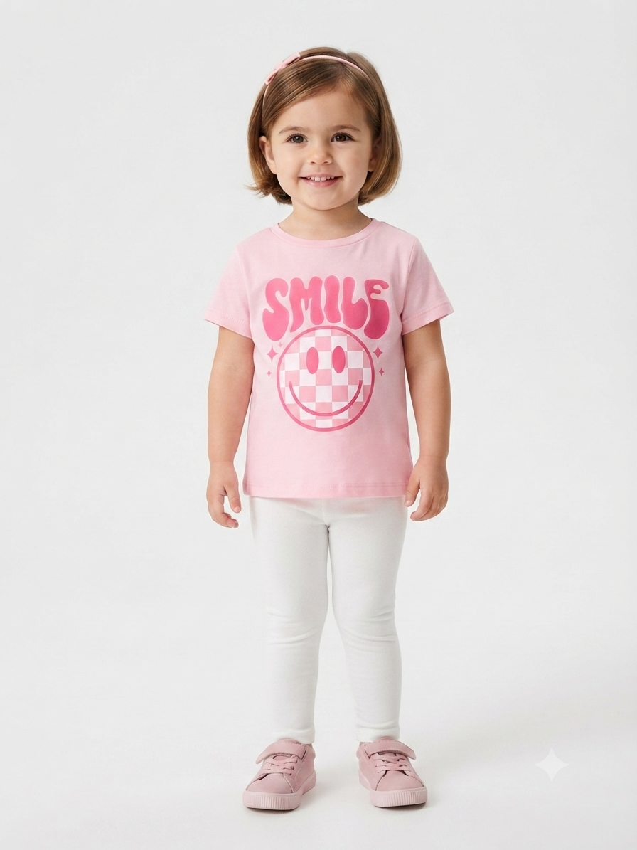 Blusa niña estampada smile