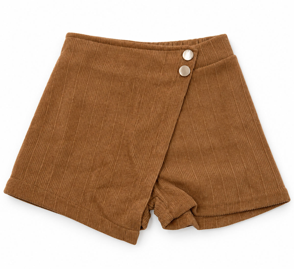 Set Niña de 2 Piezas con Chaqueta y Falda Short de Pana 🤎