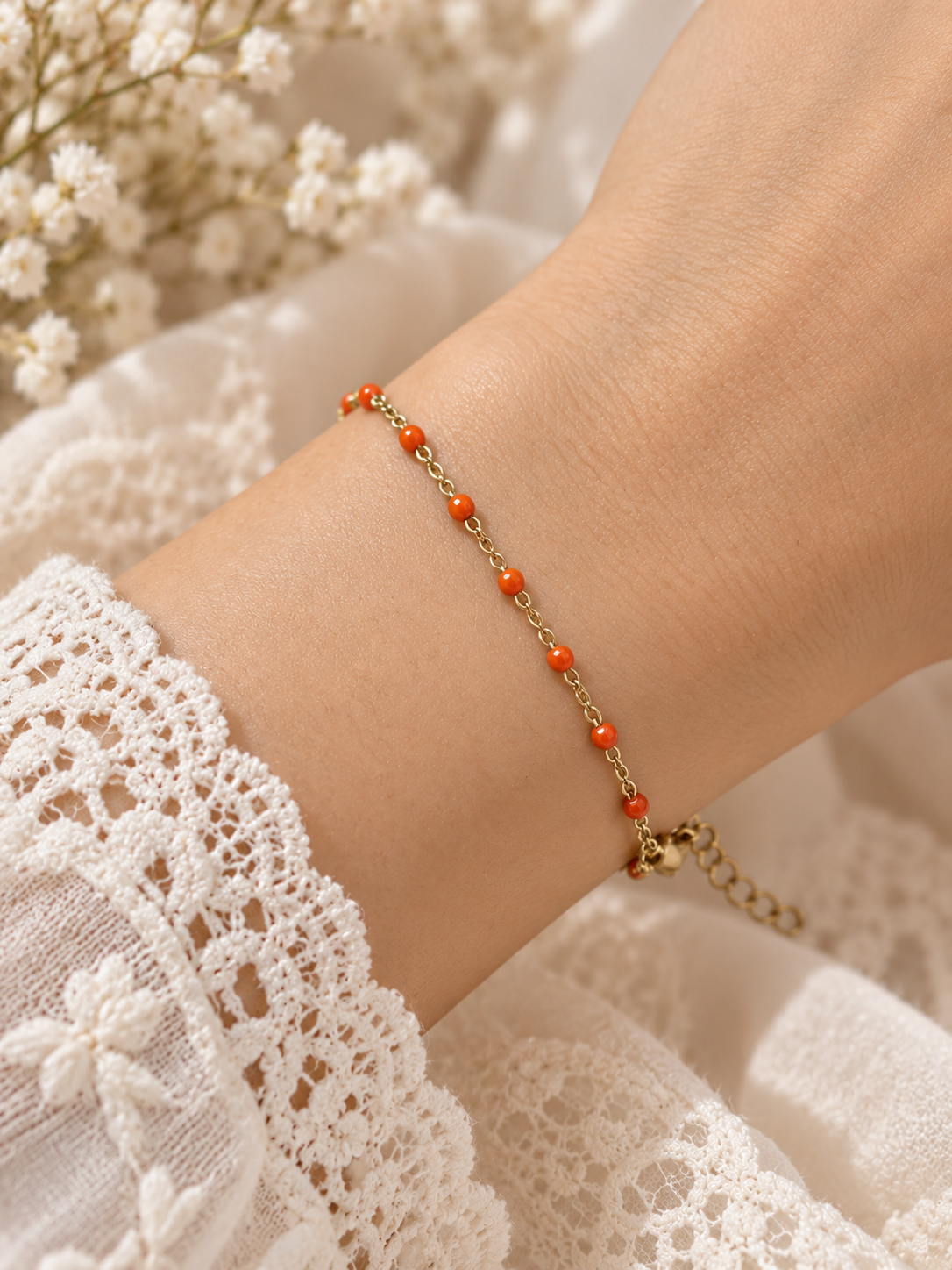 Pulsera dama cuentas decorativas⭐️