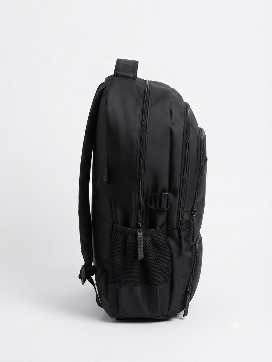 Mochila juvenil verde militar con negro 🎒💚