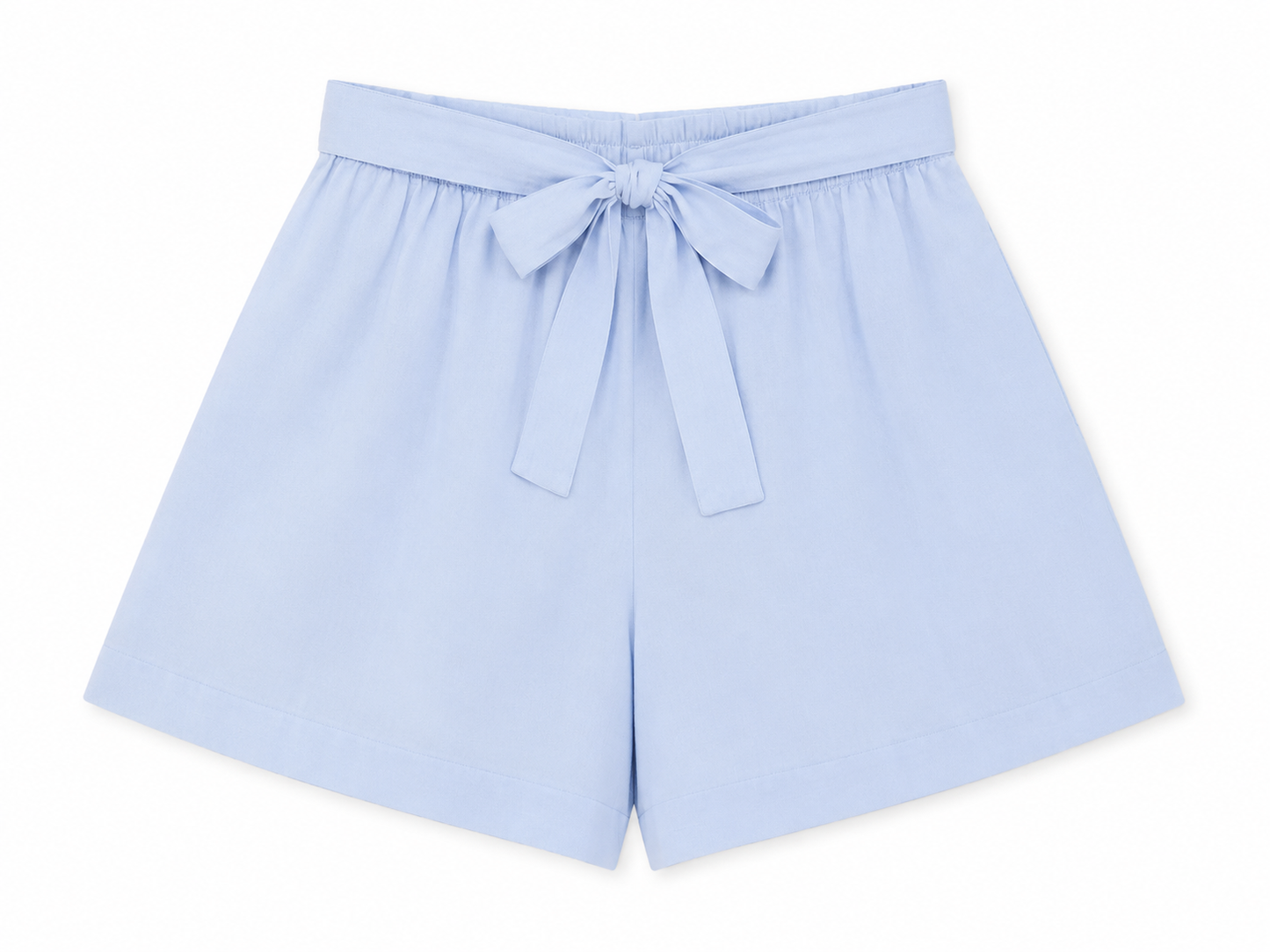 Set niña azul cielo con blusa y short