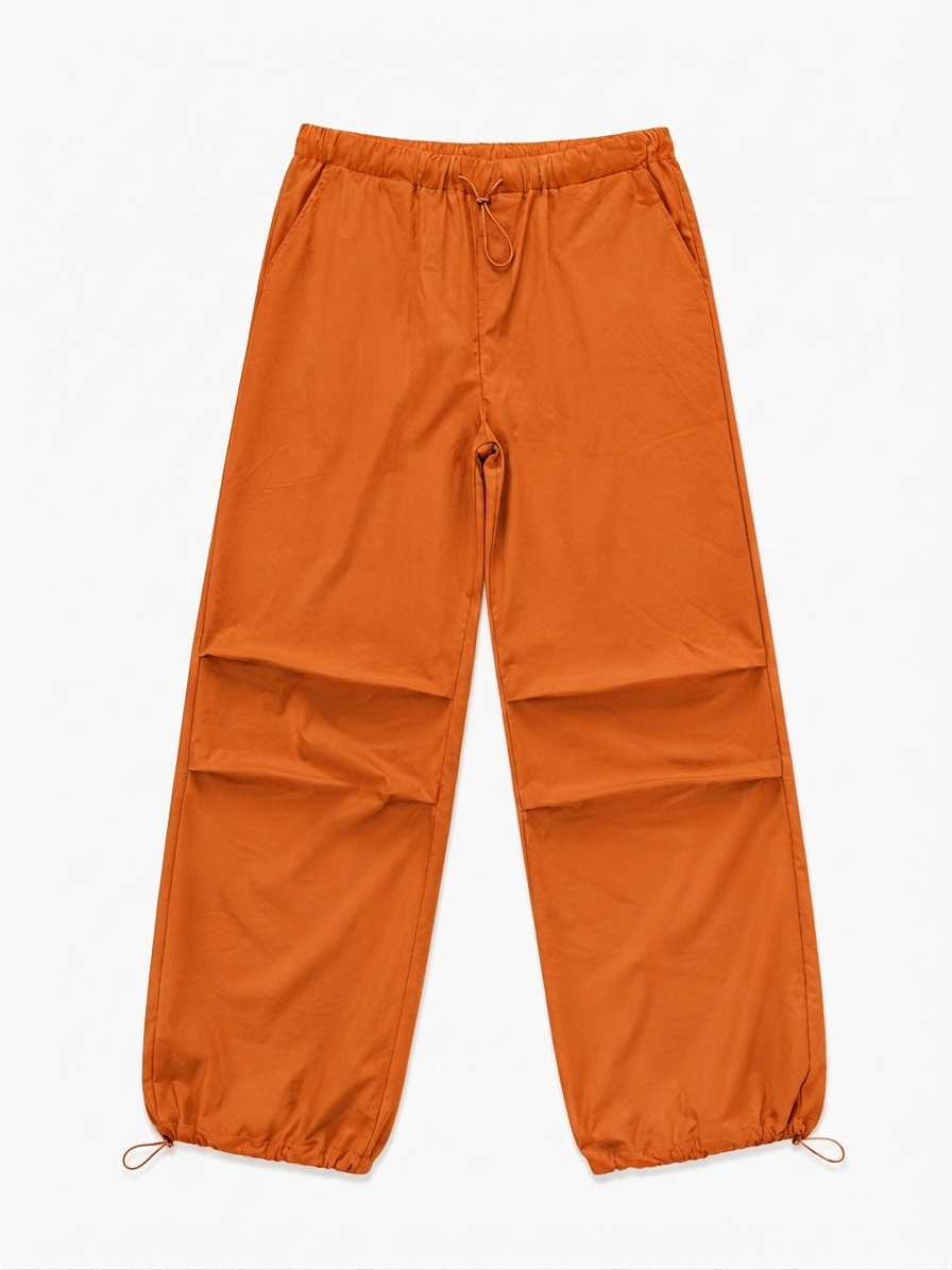 Pantalón dama palazzo naranja