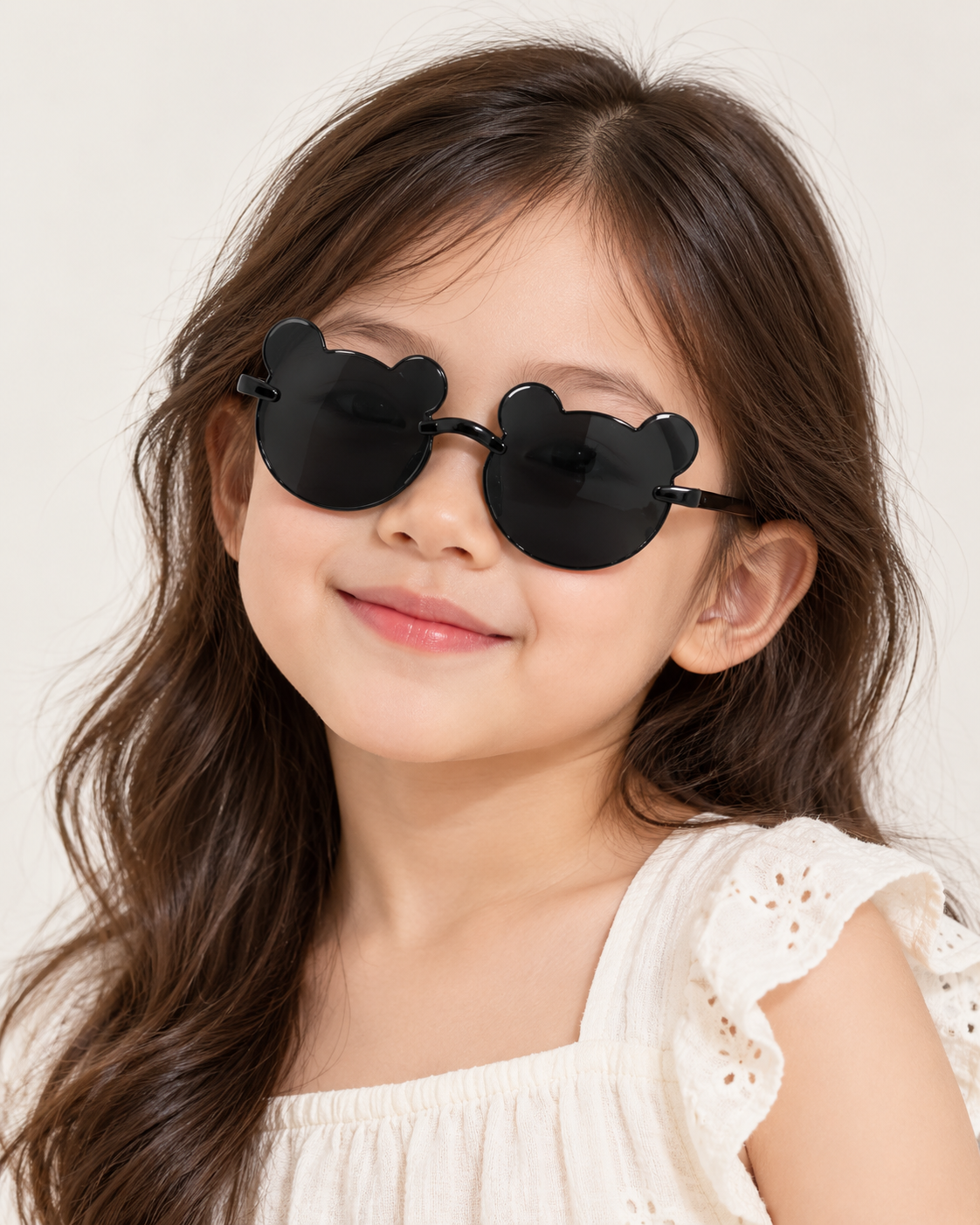 Lentes de sol niña osito negros