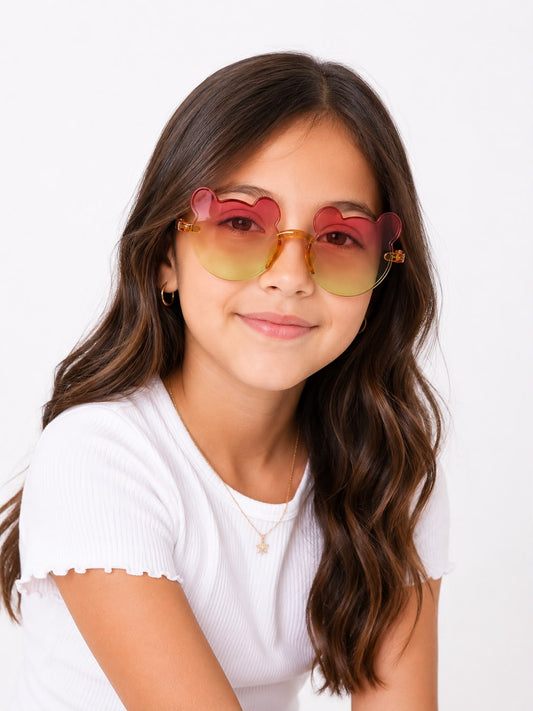 Lentes Infantiles – Diseño divertido con orejitas 🕶️🩷✨