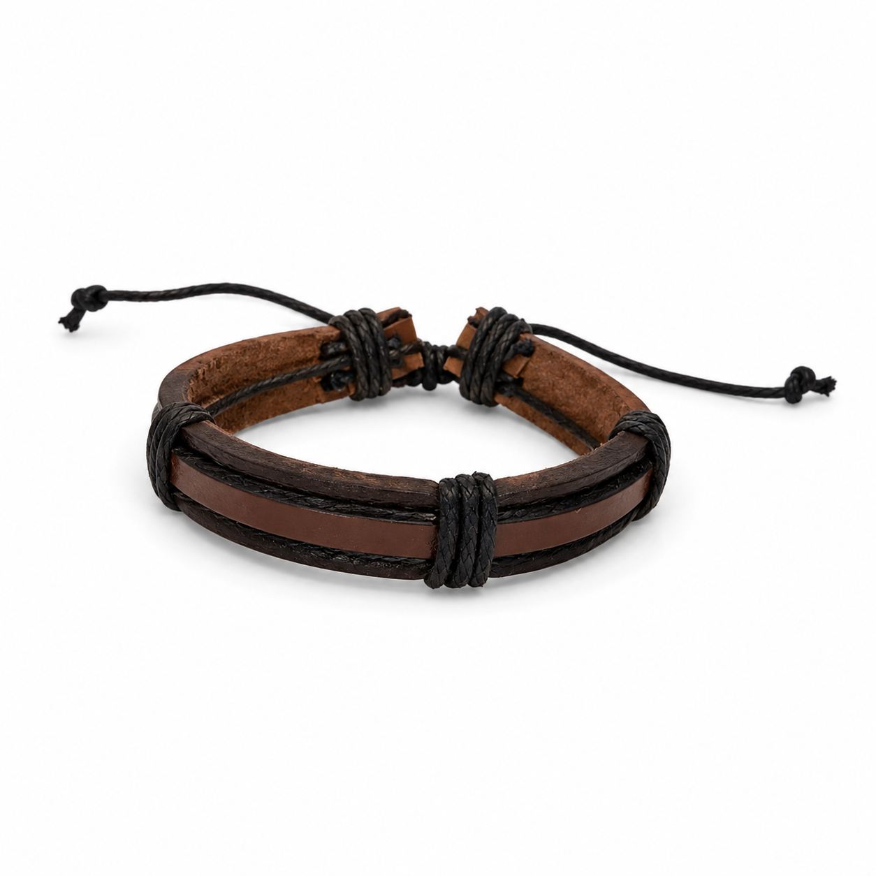 Pulsera Caballero Ajustable Estilo Casual 🖤🤎