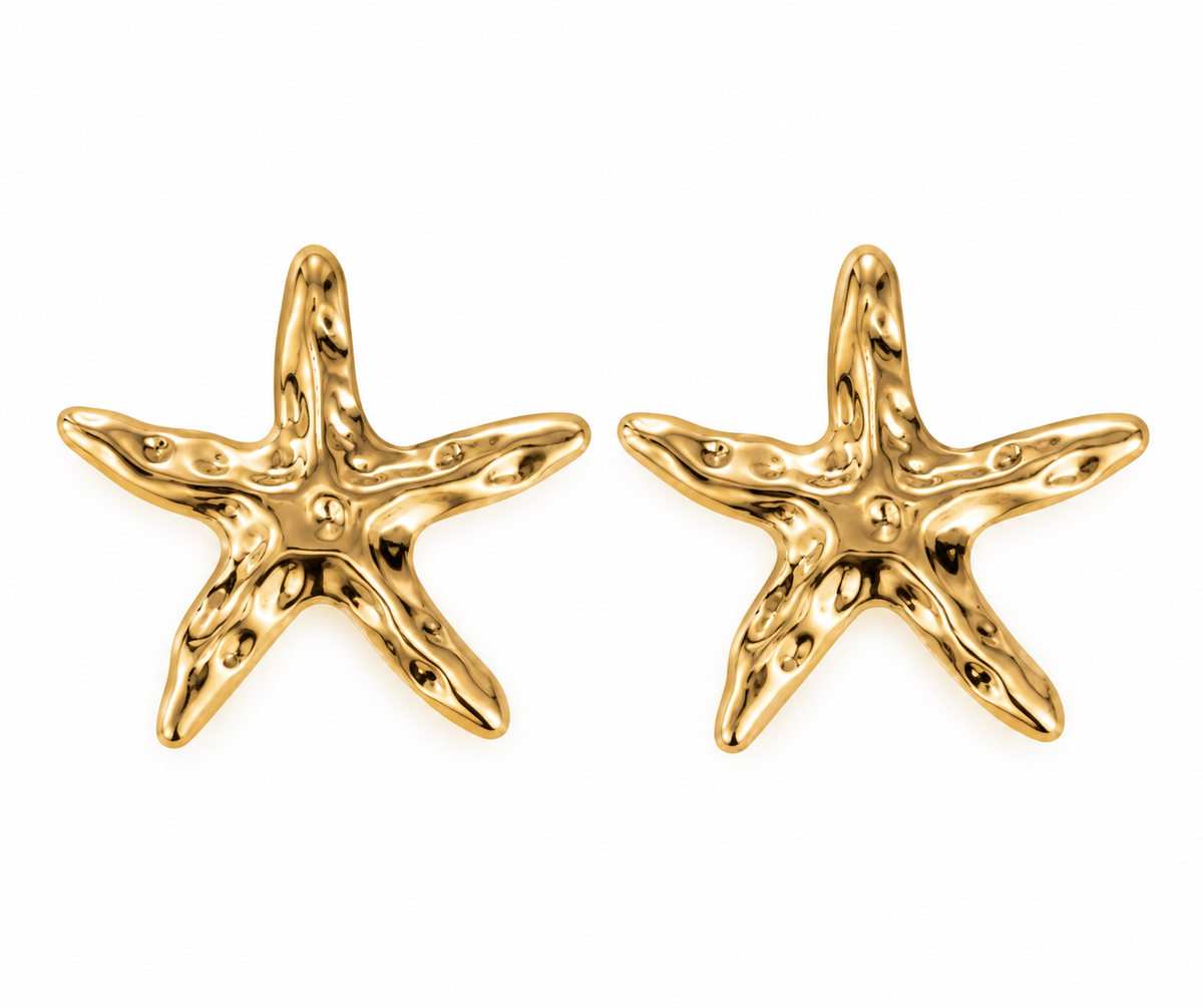 Aretes dama estrella de mar ✨