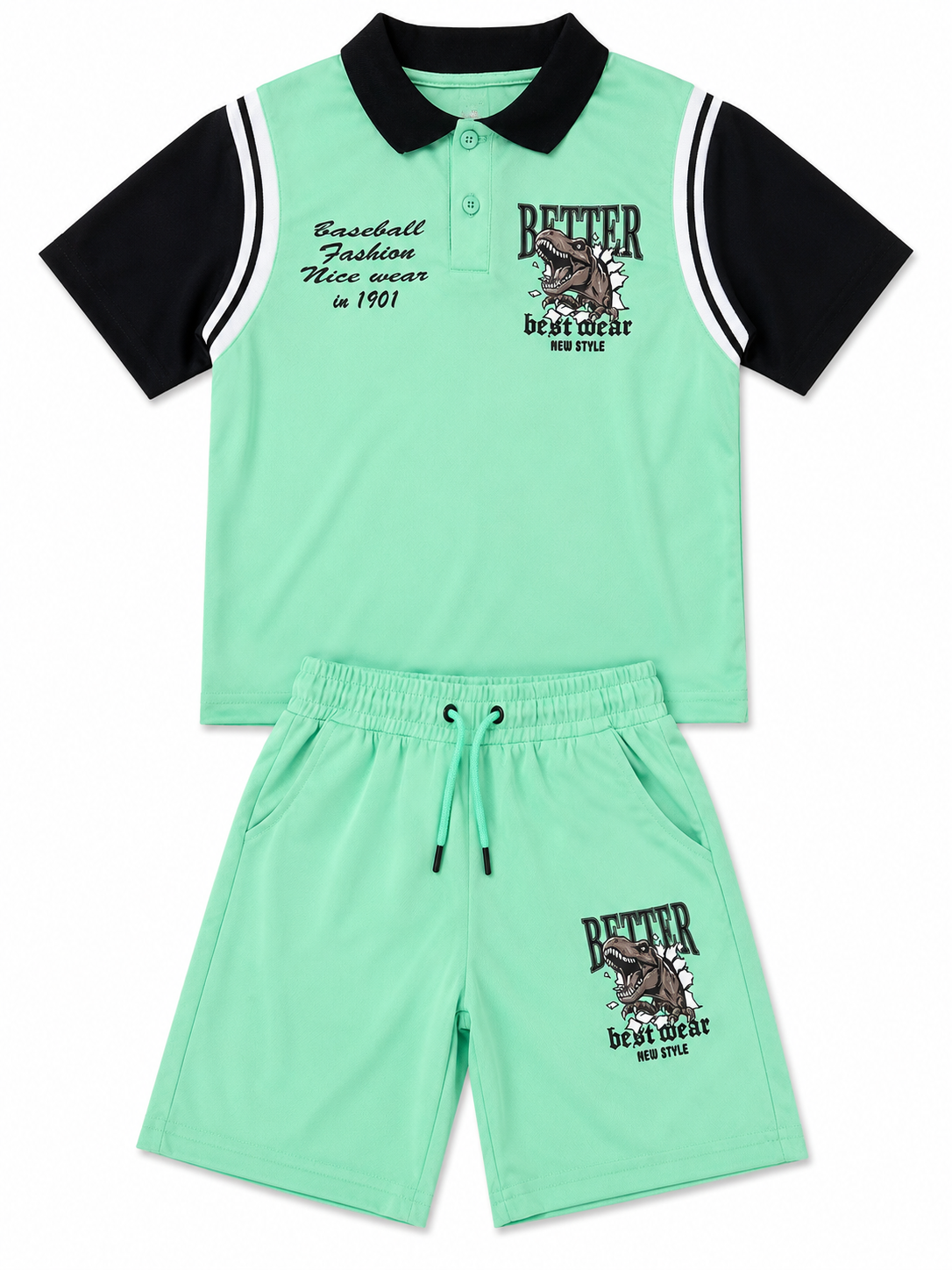 Set niño tipo polo con short