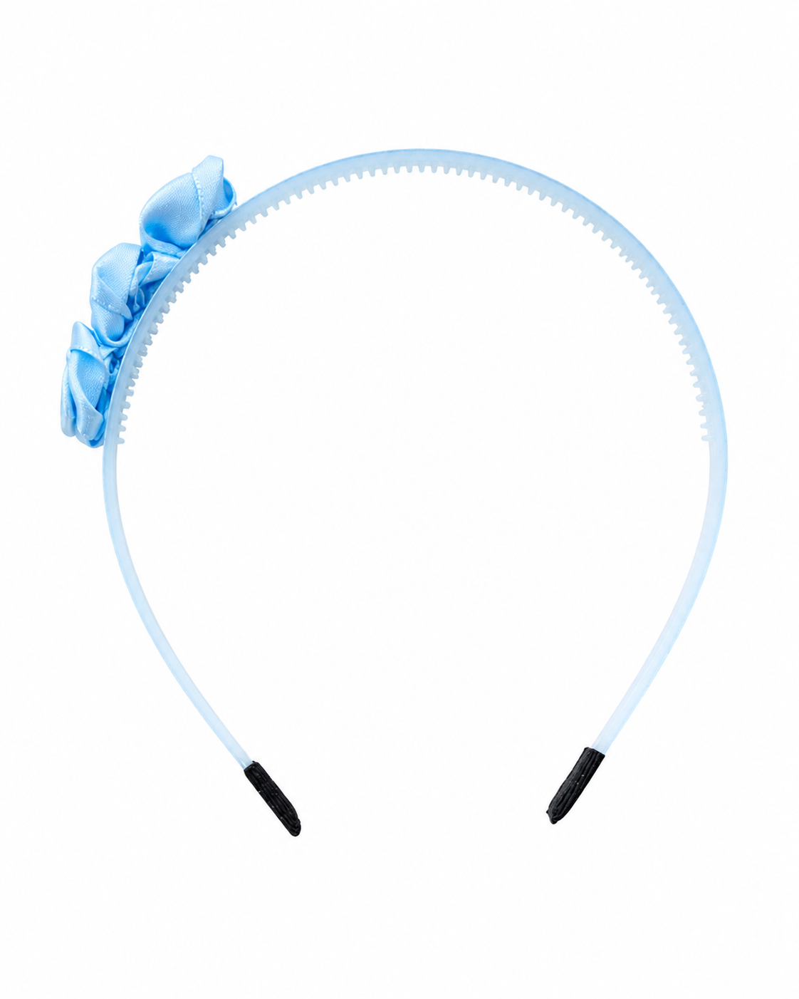 Diadema niña con flores – Morado y Azul