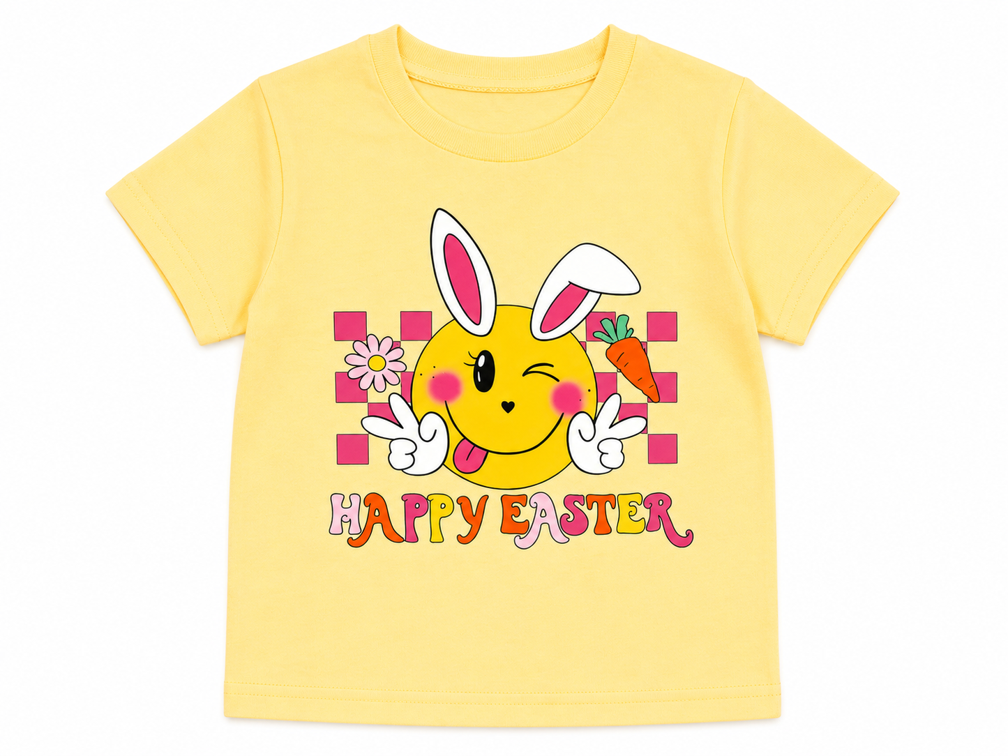 Blusa niña estampada happy easter