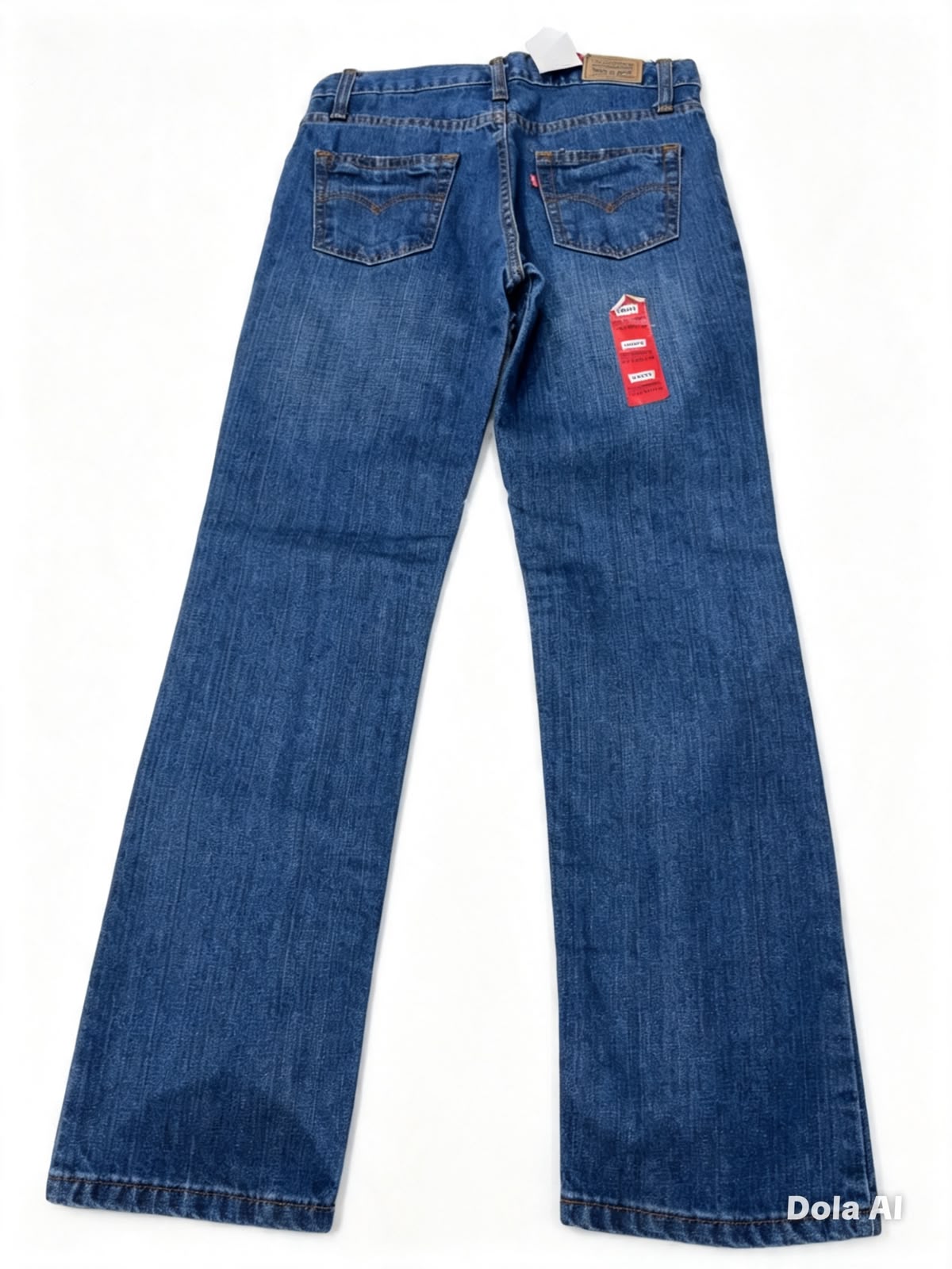 Pantalón niño de mezclilla azul clásico – Corte recto