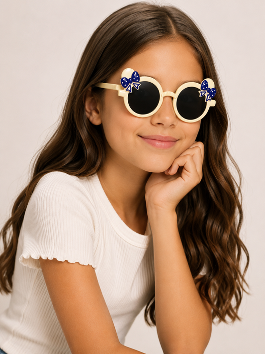 Lentes niña con diseño de orejitas y moños