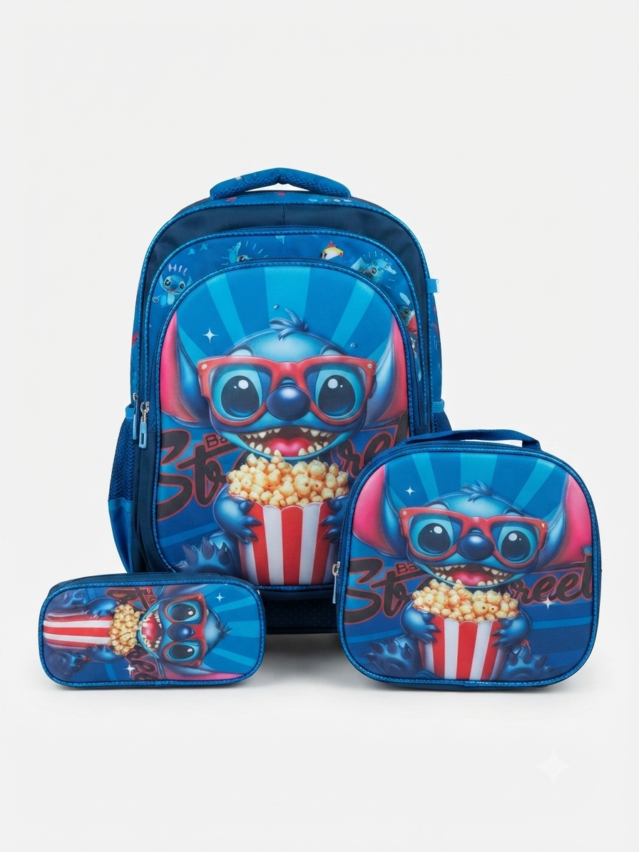 Set Mochila escolar 3 piezas diseño Stiich