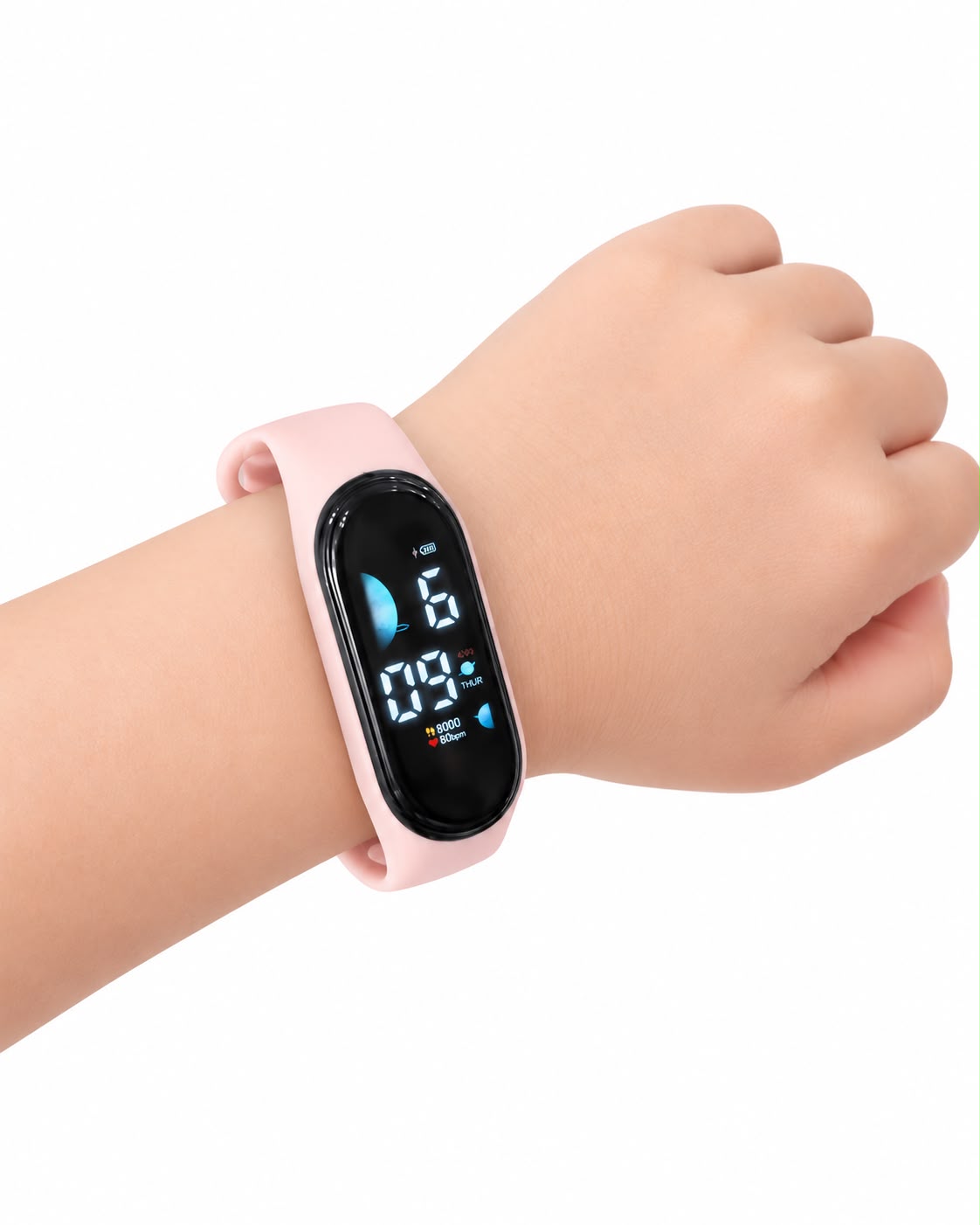 Reloj infantil digital con pantalla LED