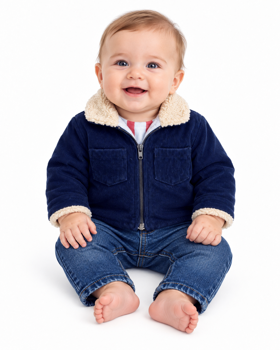 Set niño tres piezas estilo clásico y moderno