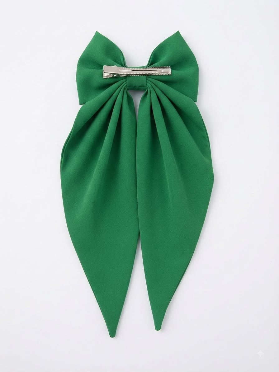 🎀 Moño niña verde