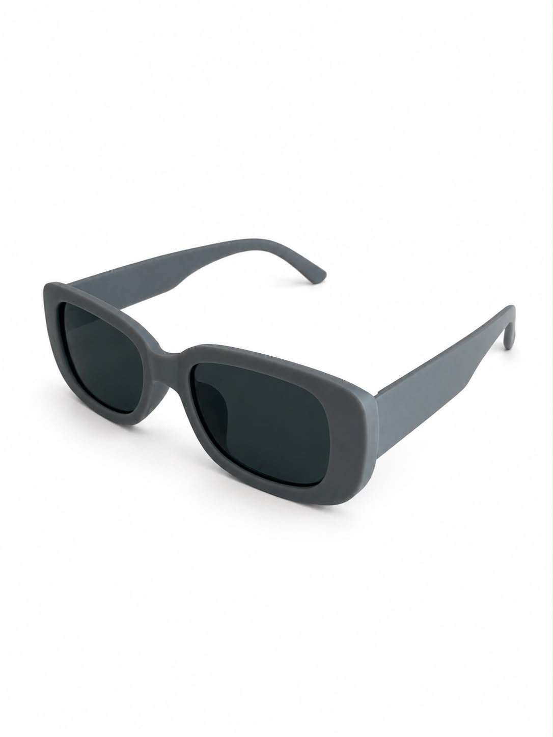 Lentes Dama rectangulares color gris mate