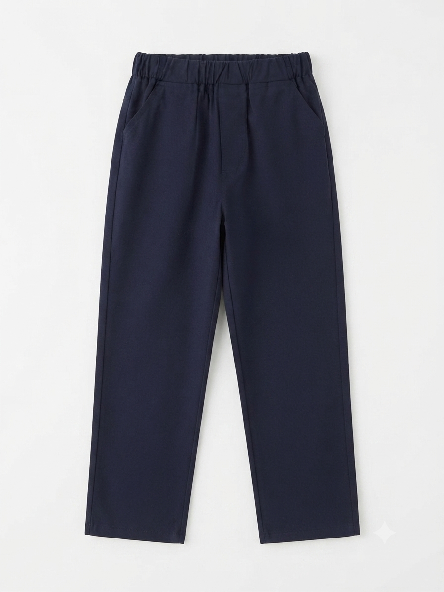 Pantalón Niño OFERTACasual Corte Recto Color Azul Marino