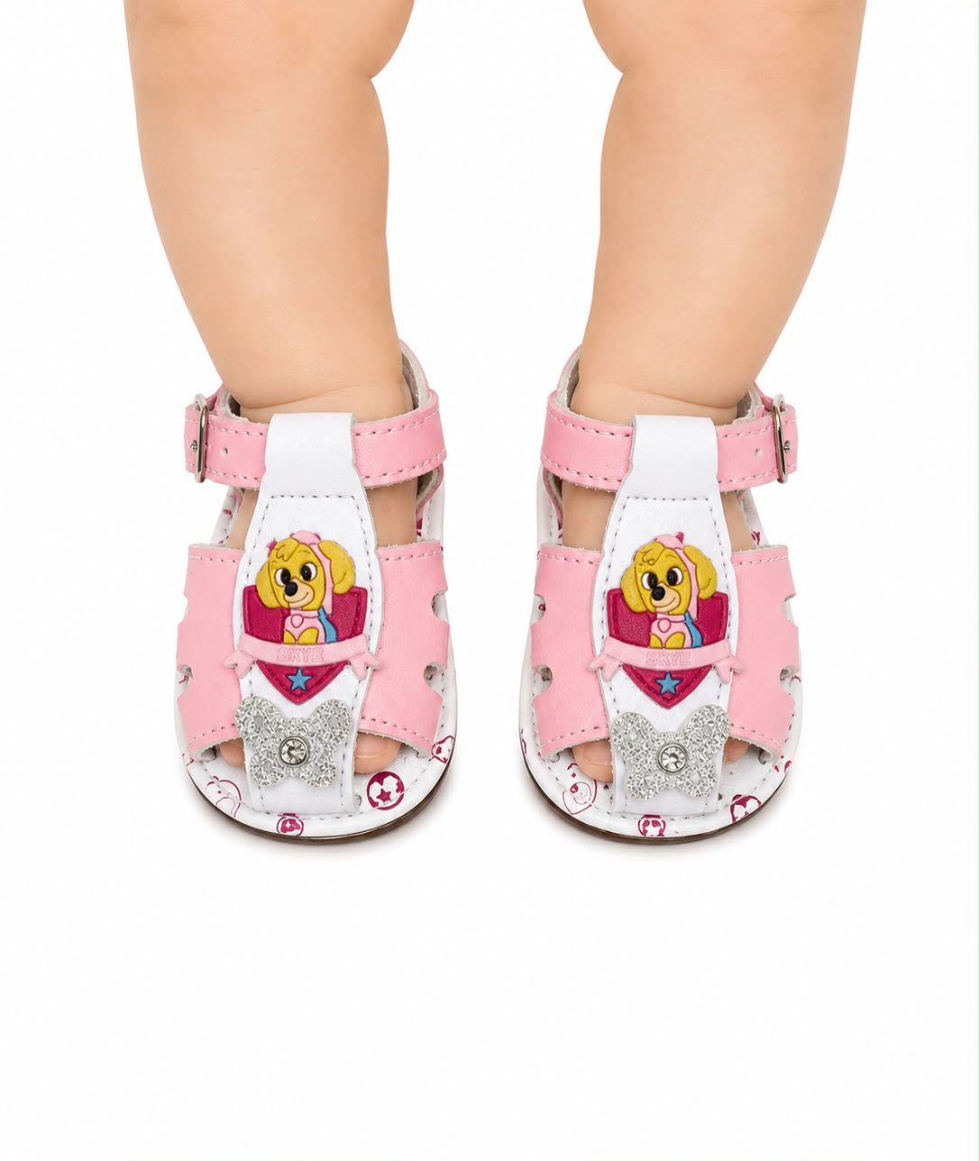 Huaraches niña OFERTA con perrita aventurera decorativa