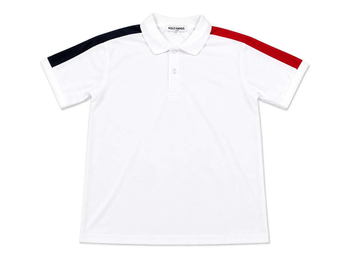 Set niño deportivo polo blanco con short azul marino