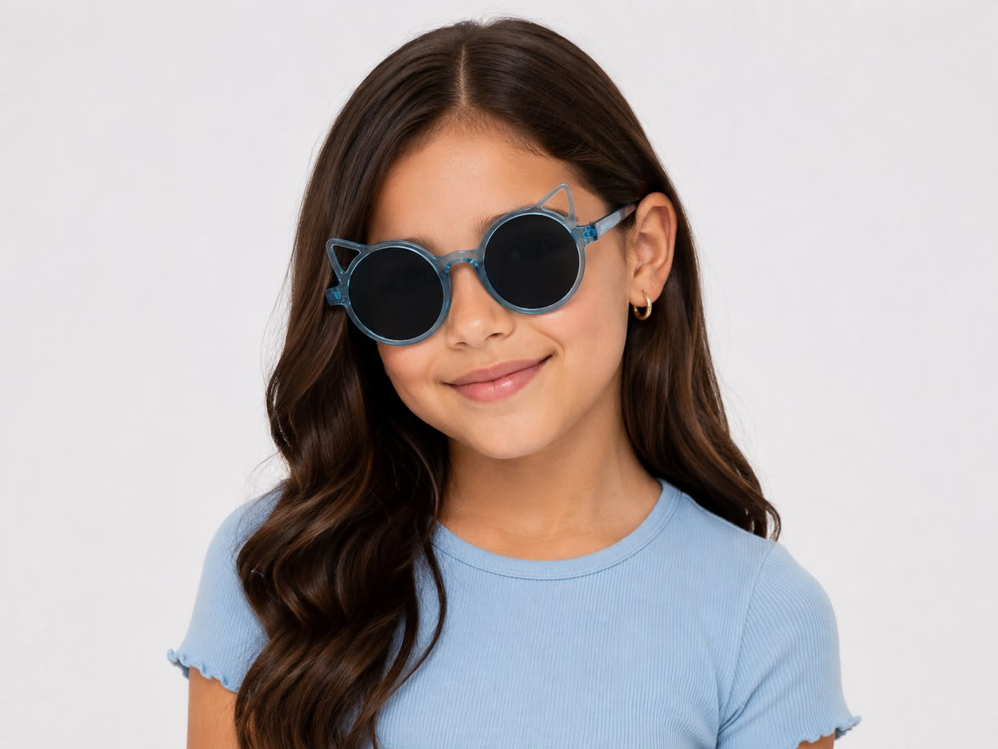 Lentes niña con diseño de gatito