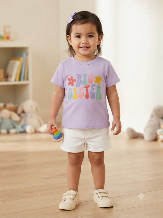 Blusa niña estampada big sister
