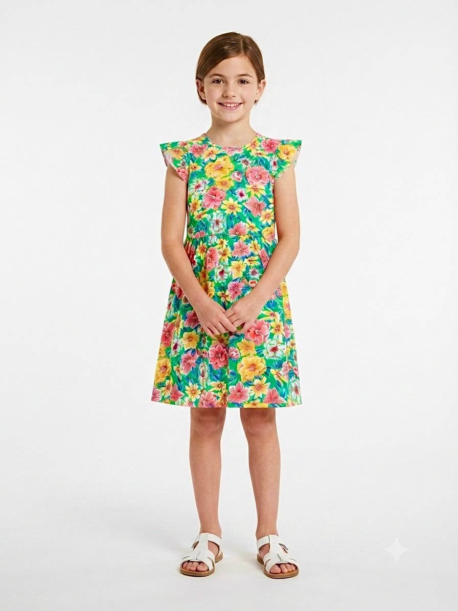 Vestido niña estampado floral – Frescura y alegría para cada día