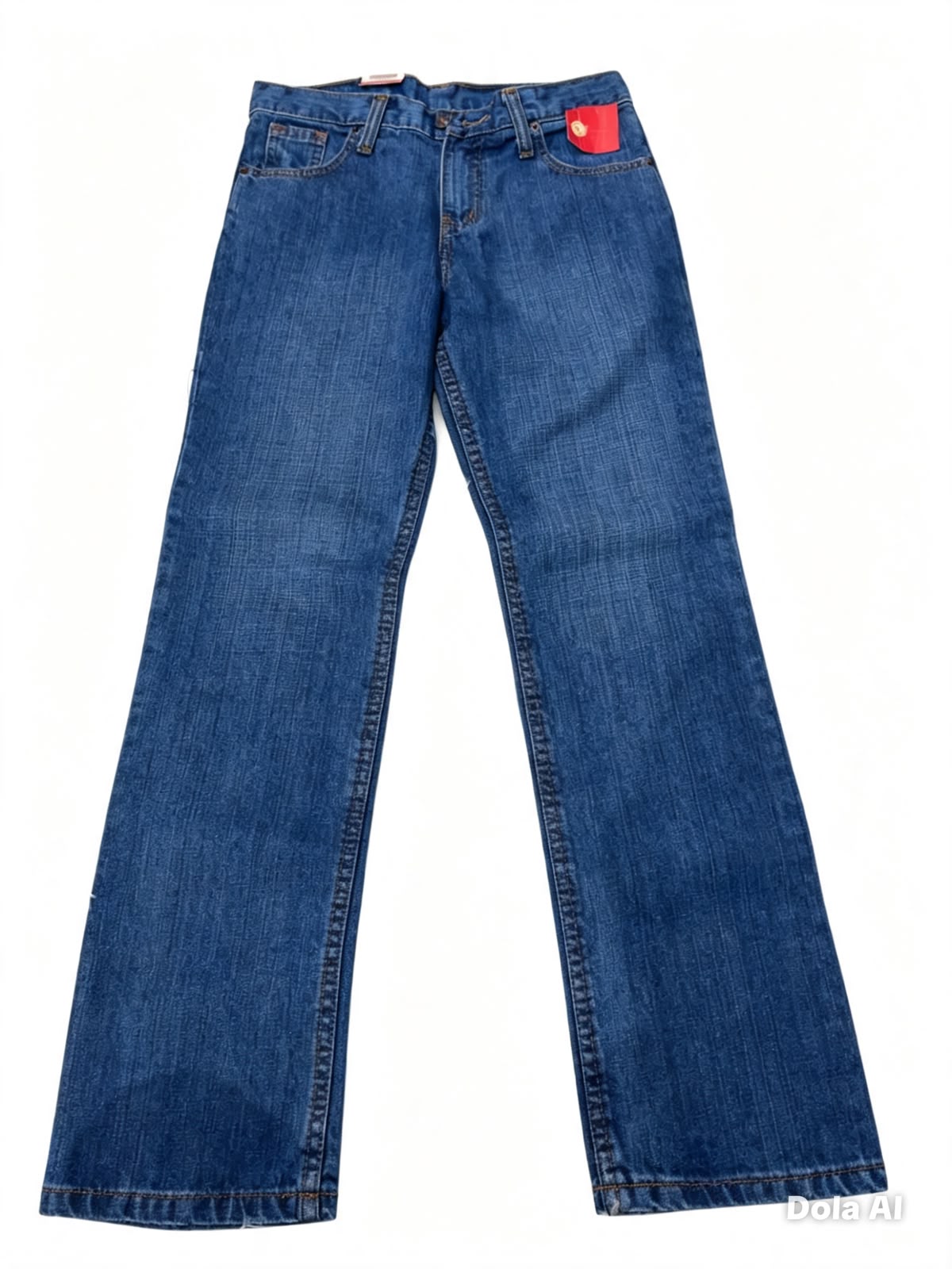 Pantalón niño de mezclilla azul clásico – Corte recto