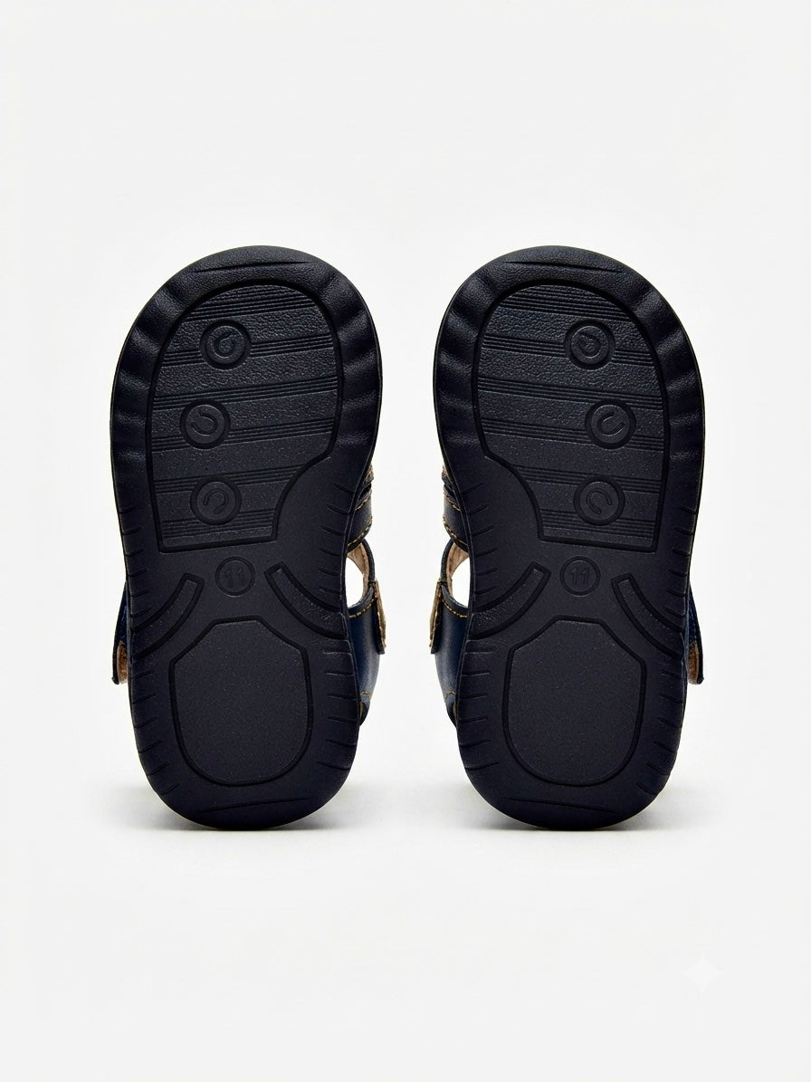 Huaraches niño OFERTA – azul marino con diseño Mickey 💙
