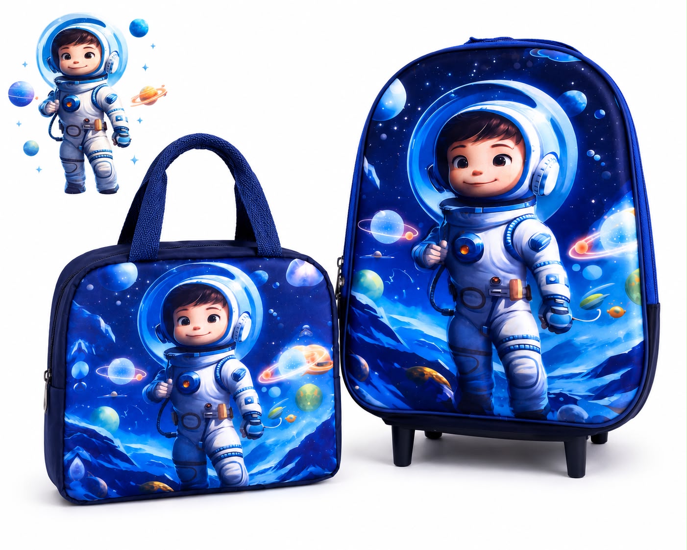 Mochila con Lonchera astronauta espacial