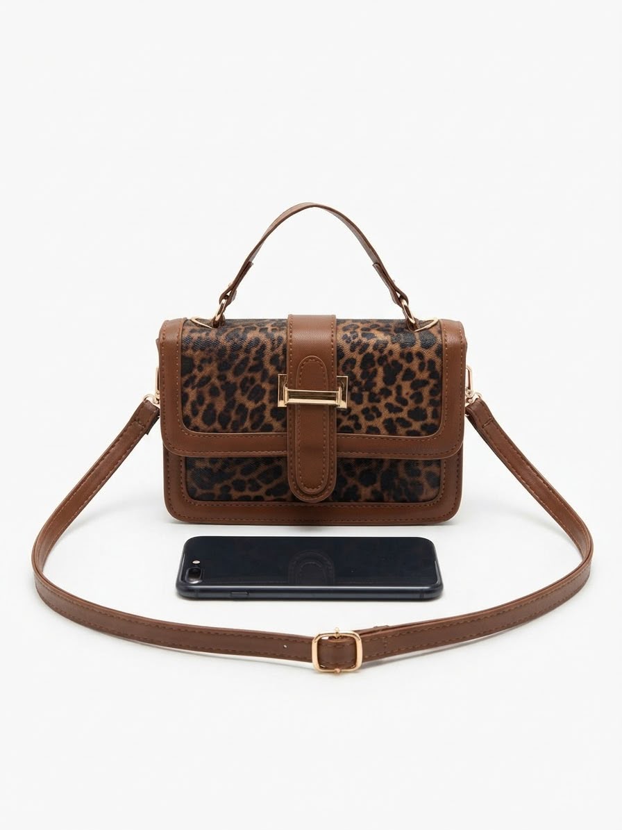 Bolsa dama estructurada con asa corta ✨