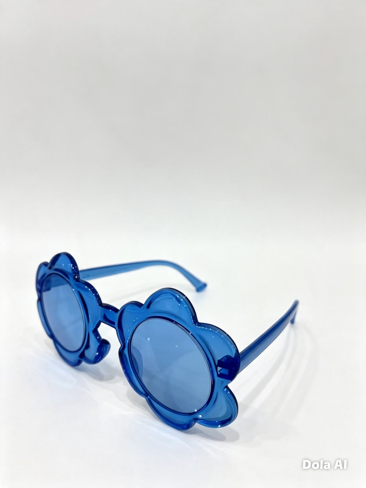 Lentes de sol niña flor azul